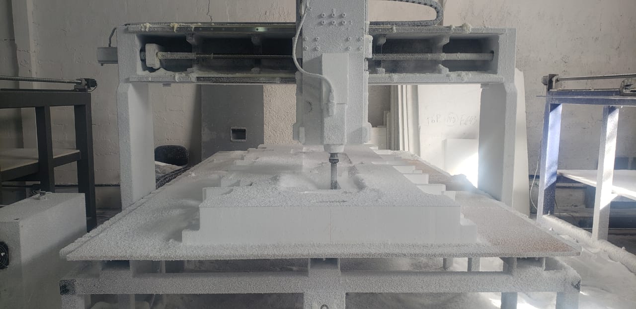 Detalhe de usinagem em CNC