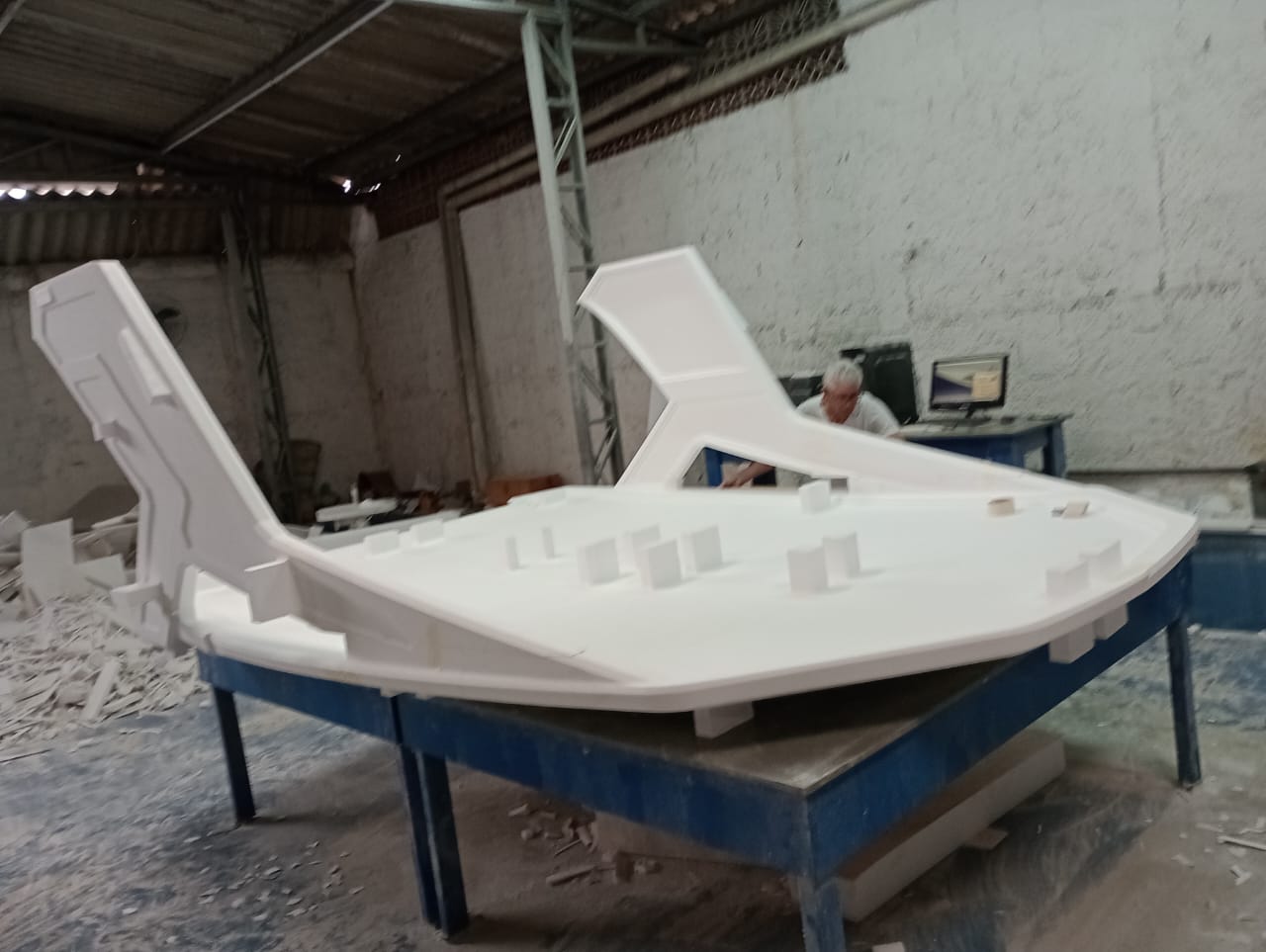 Modelo EPS real finalizado em bancada